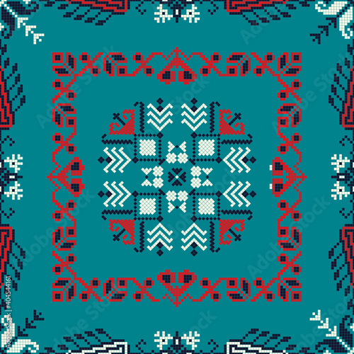 Romanian traditional pattern 186
