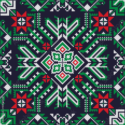 Romanian traditional pattern 194