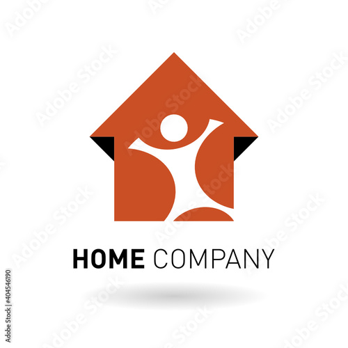 Logo pour votre agence immobilière représentant une maison.