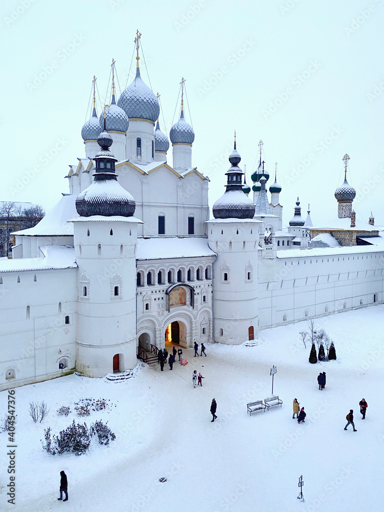 Ταπετσαρία Rostov The Great (Veliky) Russia, January 07, 2021 Rostov Kremlin