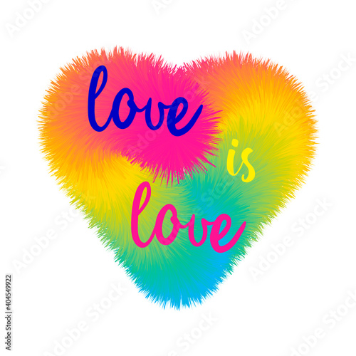 Valentine's Day. Print with text 