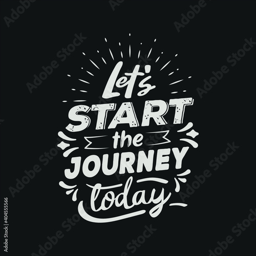 Hiking Quotes Vector Illustration  photo