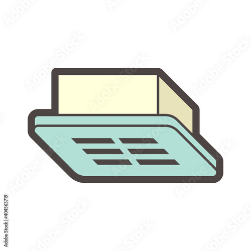 Air conditioner (AC) indoor unit icon.