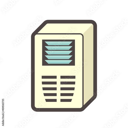 Air conditioner portable type icon.