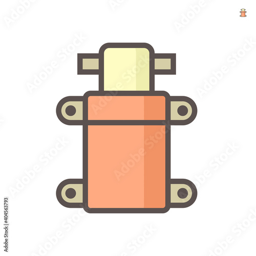 Demand pump or sprayer pump vector icon.