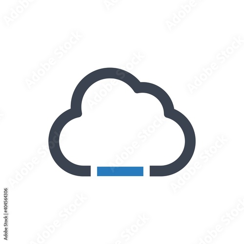 Cloud storage icon