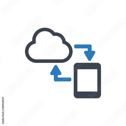 Cloud sync icon