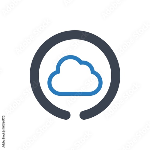 Cloud storage icon