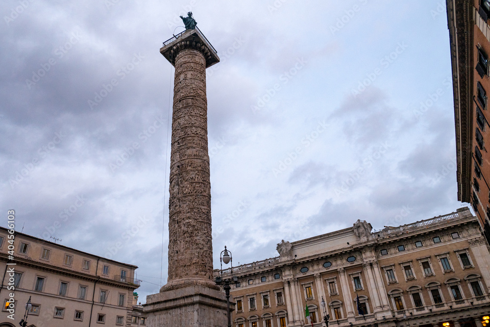 Columna de Trajano, Roma, Italia