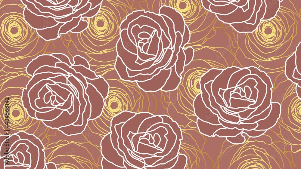 Rose Seamless Background Rose Seamless Background