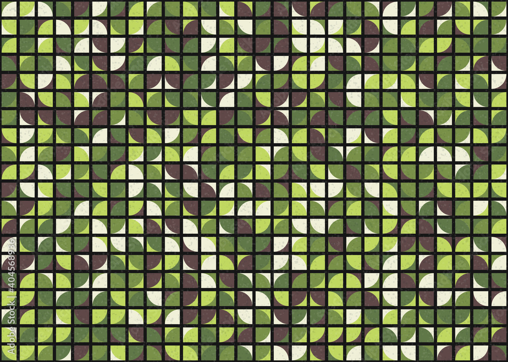 Fototapeta premium Abstract Geometric Pattern generative computational art illustration