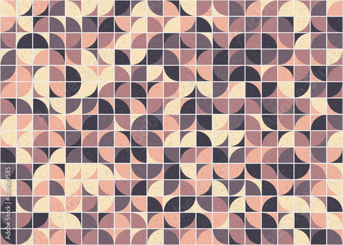 Abstract Geometric Pattern generative computational art illustration