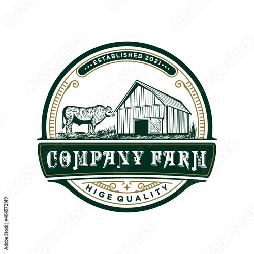 logo for cattle farm
