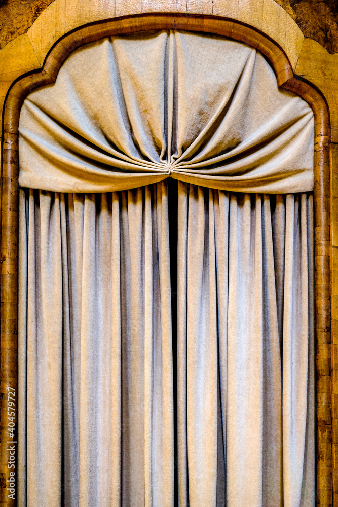 Fotografie typical old confession booth at a church