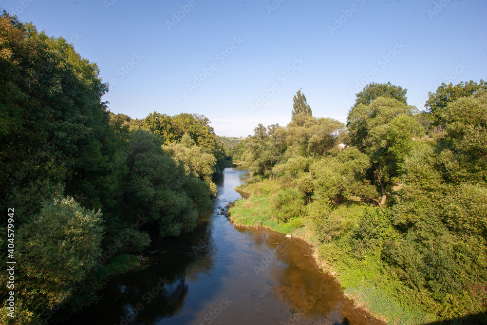 The River Jagst in Hohenlohe, Baden-Württemberg, Germany The River Jagst in Hohenlohe, Baden-Württemberg, Germany