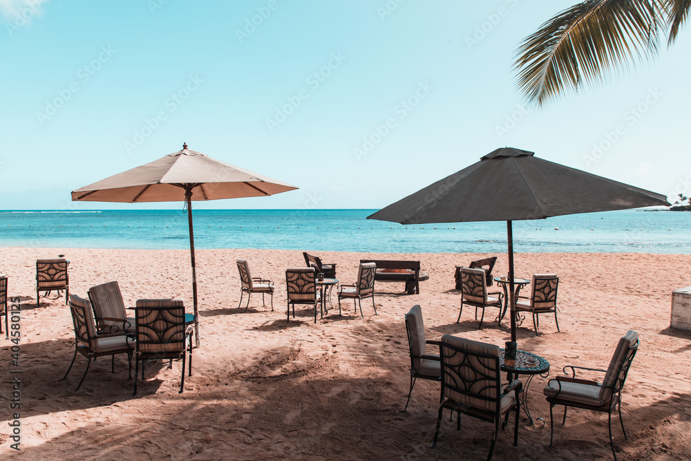 beach lounge at balaclava, mauritius