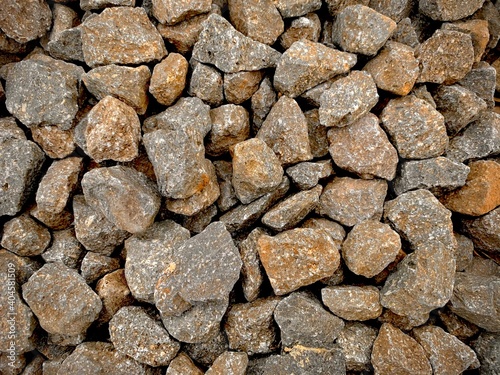 Gravel rocks close up view as a background