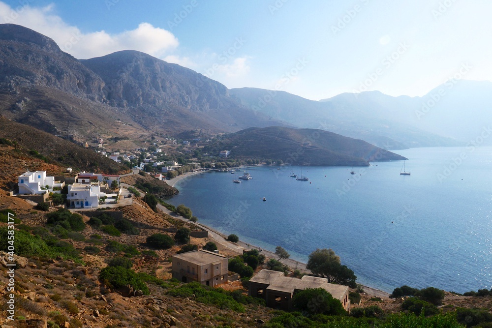 Emporios Bucht Kalymnos Griechenland