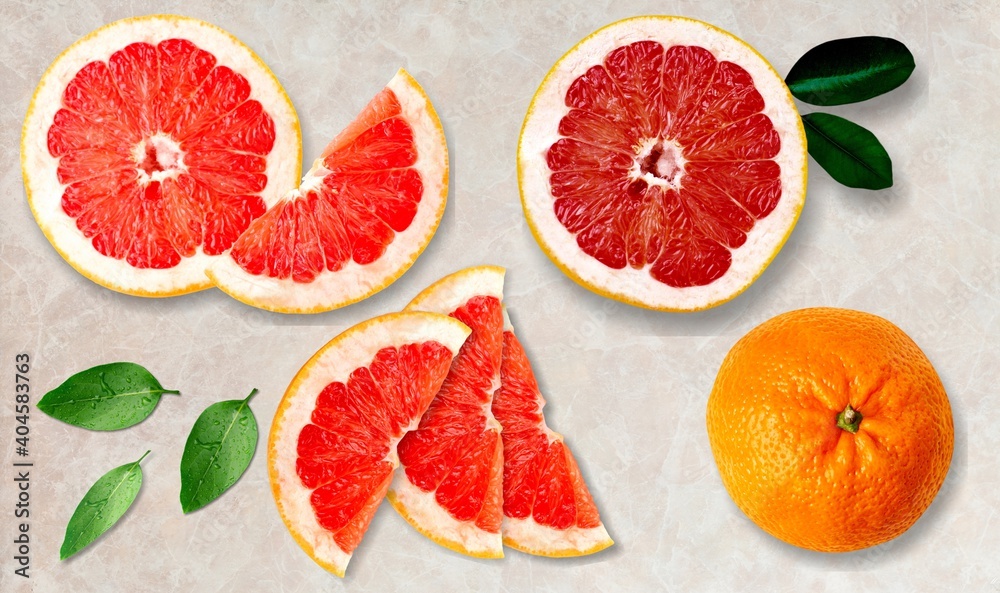 Grapefruit. Grapefruit.
