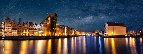 View of the historic part of Gdansk, Poland photo