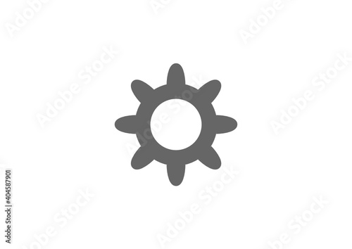 Symbol eines Zahnrades