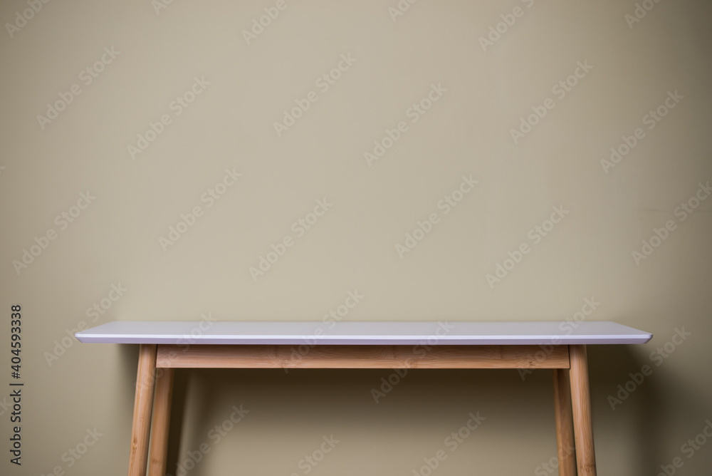 Empty wooden table. Free space for text or logo Empty wooden table. Free space for text or logo