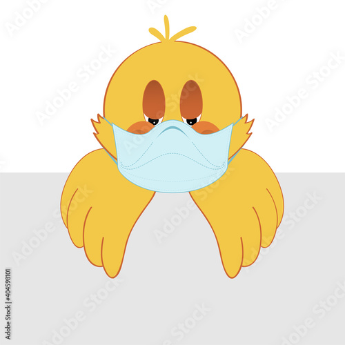 Canard masque - grippe aviaire