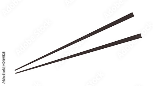 Chopsticks vector. chopsticks white background. wallpaper. free space for text. copy space.