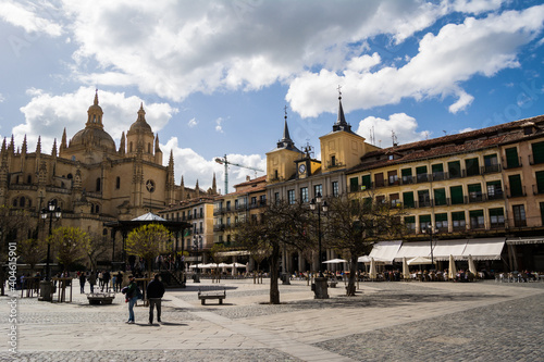 Plaza Mayor, Segovia, Spain