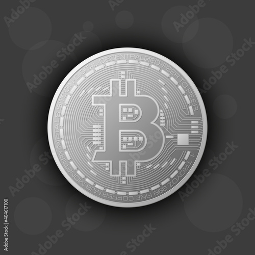 HUD Golden bitcoin. Digital currency money. Technology bitcoin mining worldwide network concept. Web banner golden bitcoin background. Physical bit coin. Cryptocurrency technology gold coins money