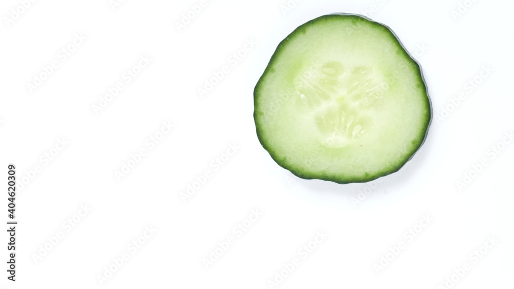 Cucumber on a white background isolated close-up Cucumber on a white background isolated close-up
