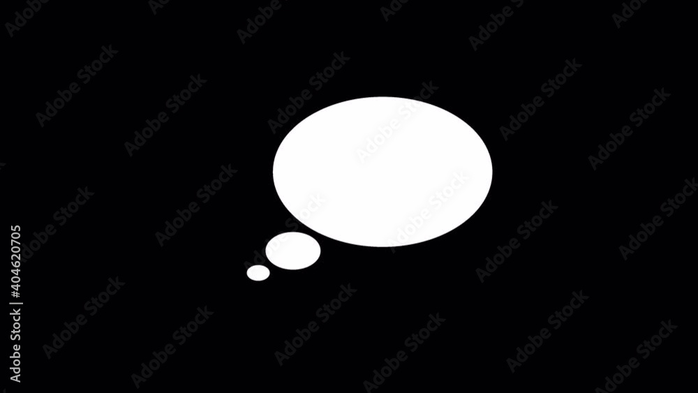 Speech bubbles, message clouds with circle loading bar animation, Alpha Channel transparent background Loop 4k Speech bubbles, message clouds with circle loading bar animation, Alpha Channel transparent background Loop 4k