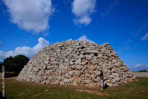 Poblado talayòtico de Trepucó (1400 aC.),Talayot.                                           Maó..Baleares.España. photo