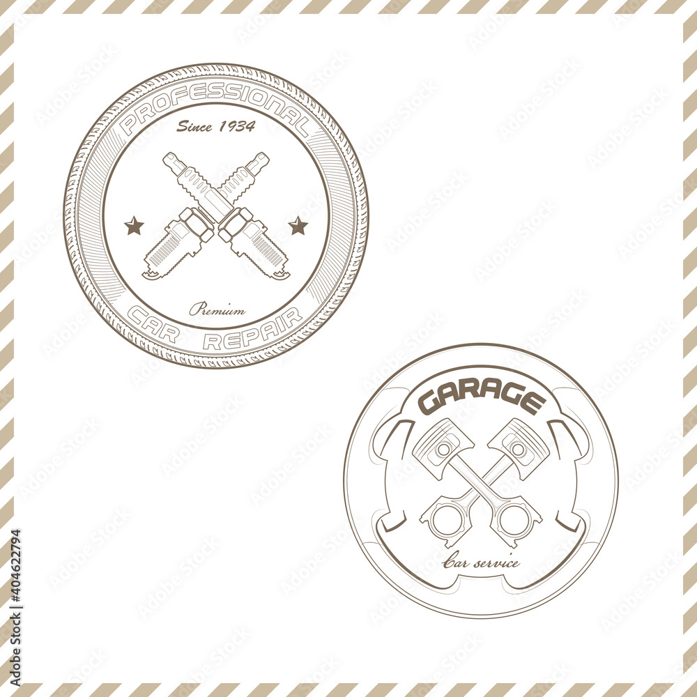 set car symbols. Automobile service sale retro labels. Auto vehicle icons. Vintage machine collection of motor car related sign symbol various design elements, ribbons and emblems dealerships. set car symbols. Automobile service sale retro labels. Auto vehicle icons. Vintage machine collection of motor car related sign symbol various design elements, ribbons and emblems dealerships.