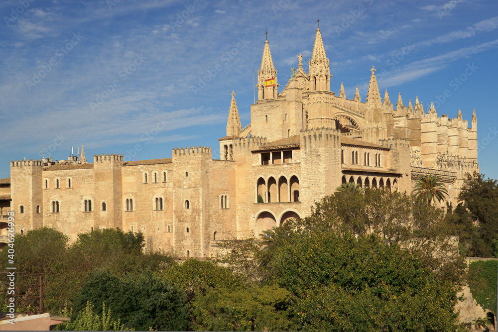 Palacio Real de la Almudaina , siglos XIII-XXI. Palma.Mallorca.Islas Baleares. Spain.