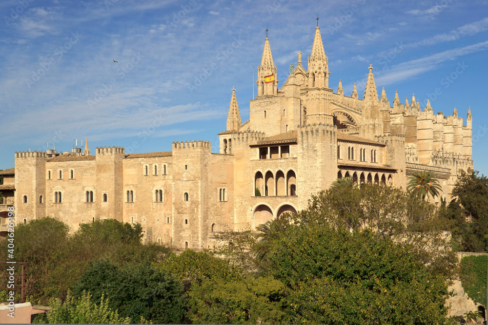 Palacio Real de la Almudaina , siglos XIII-XXI. Palma.Mallorca.Islas Baleares. Spain.