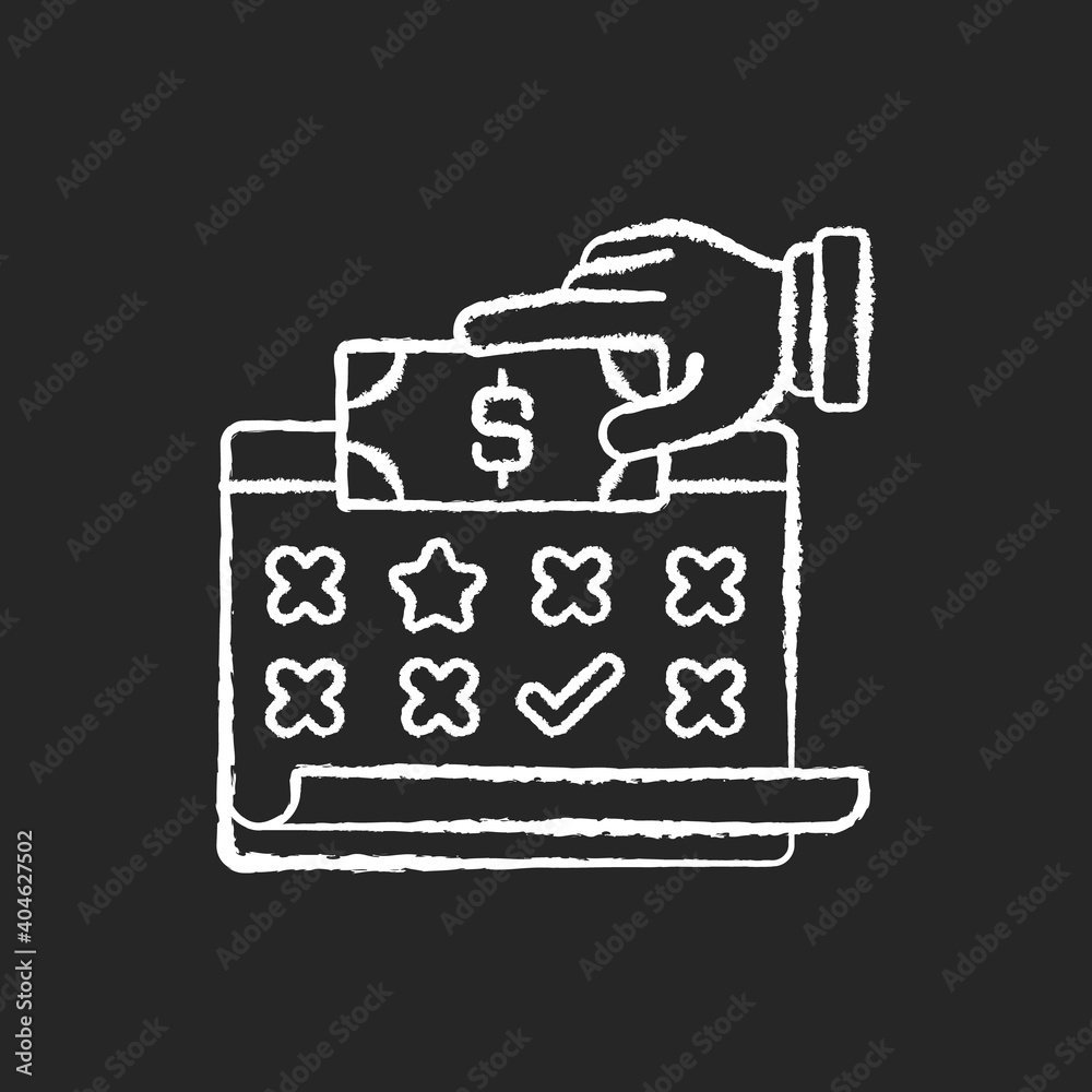 Payroll chalk white icon on black background. List of employees of some company that are entitled to receive pay for time worked or tasks performed. Isolated vector chalkboard illustration Payroll chalk white icon on black background. List of employees of some company that are entitled to receive pay for time worked or tasks performed. Isolated vector chalkboard illustration