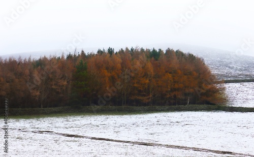 Peak District National Park landscape , Derbyshire , UK