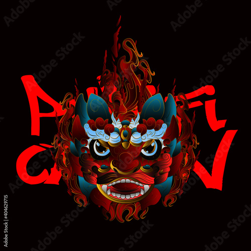 liong illustration is mean dragon design for sukajan is mean japan traditional cloth or t-shirt with digital hand drawn Embroidery Men T-shirts Summer Casual Short Sleeve Hip Hop T Shirt Streetwear