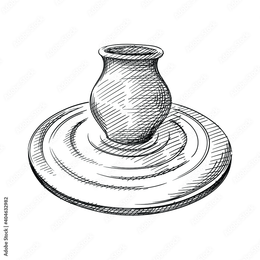 Black Sketches of Ceramic Wine Jugs of Various Shapes Stock Vector -  Illustration of greek, ancient: 142083440