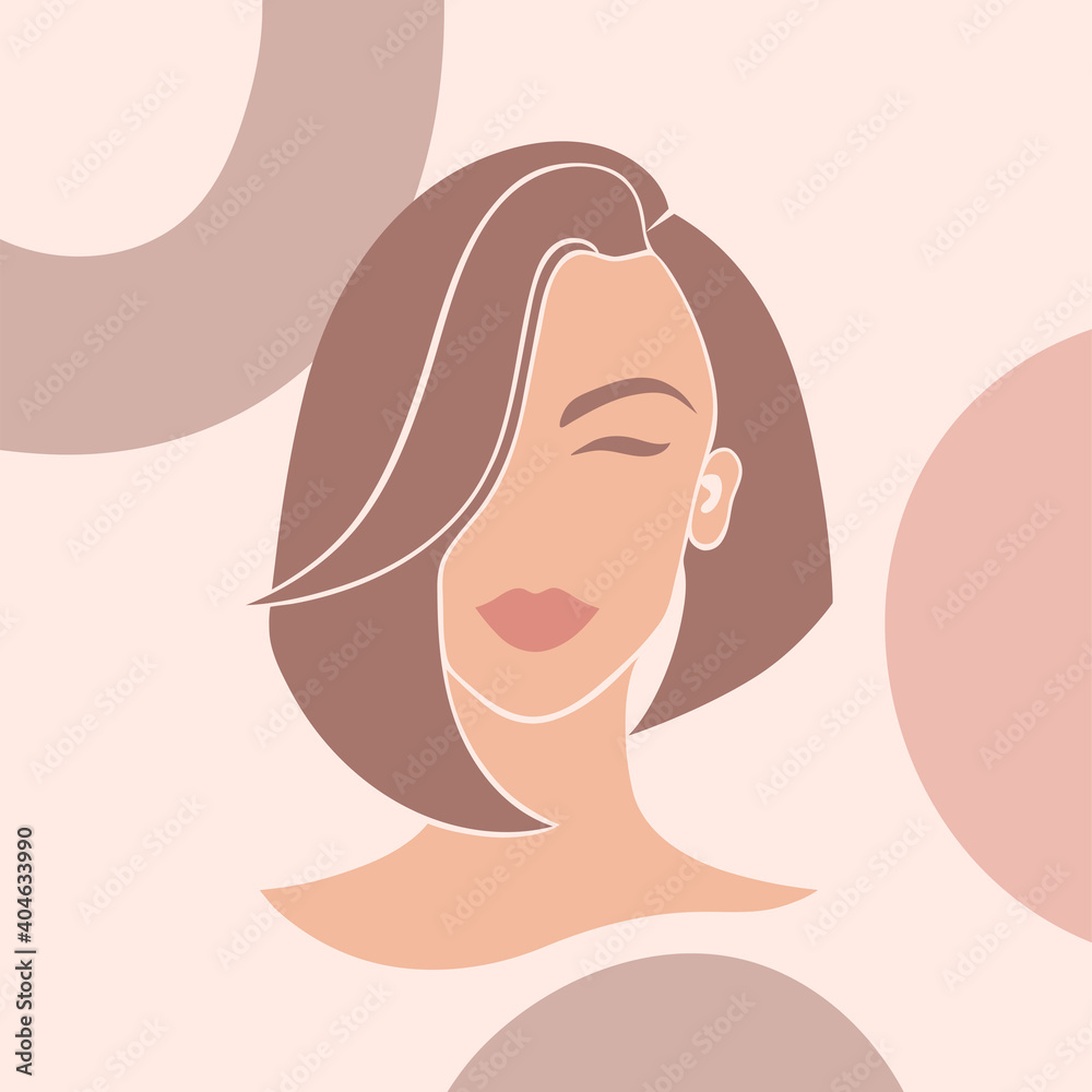 Abstract background of a woman with stains. Abstract background of a woman with stains.