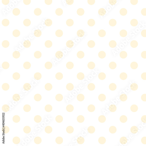 Vector illustration for texture, background, card, poster, banner. Light style with yellow polka dots, modern background.