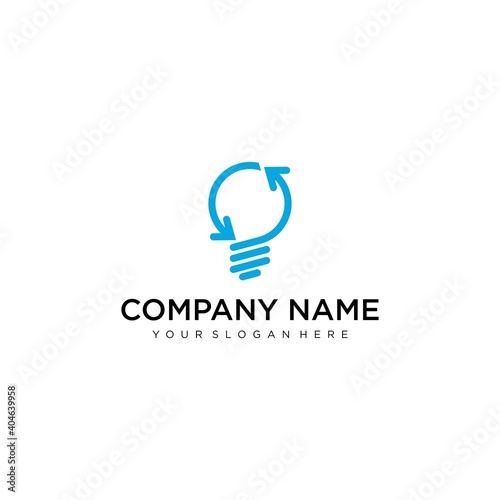Light Bulb, Innovation & Idea Logo. Symbol & Icon Vector Template.