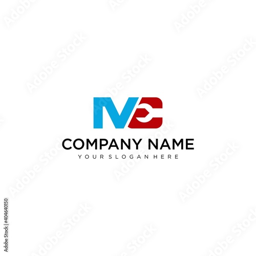 ME letter logo design. Creative minimal monochrome monogram symbol. Universal elegant vector sign design. Premium business logo type. Graphic alphabet symbol for company business identity
