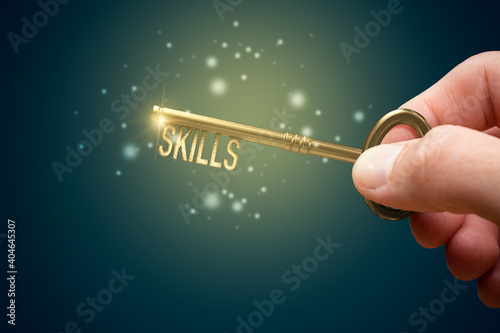 Unlock your skills concept photo