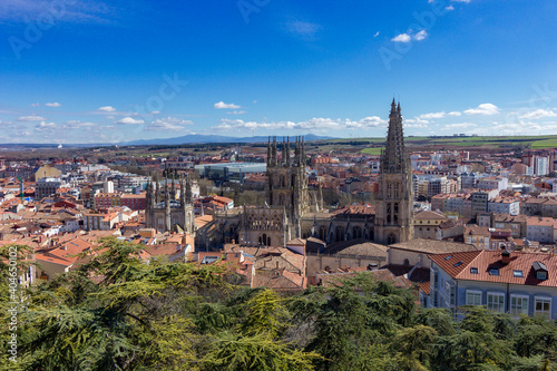 View of the cathedral of Burgos (Spain) © julen