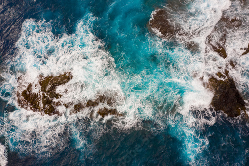 Hawaiian Ocean Drone Shot