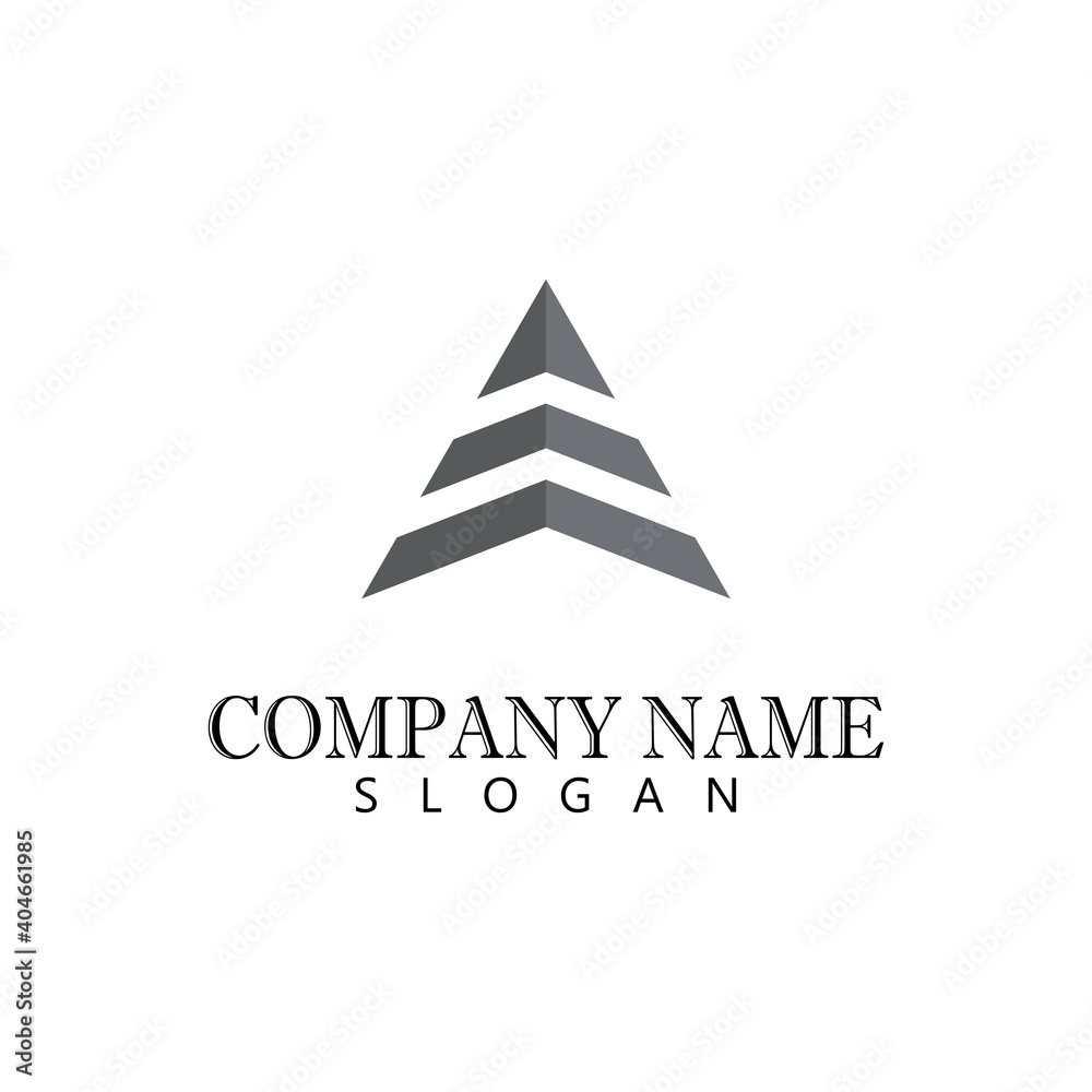 Triangle Logo Template vector icon illustration design Triangle Logo Template vector icon illustration design