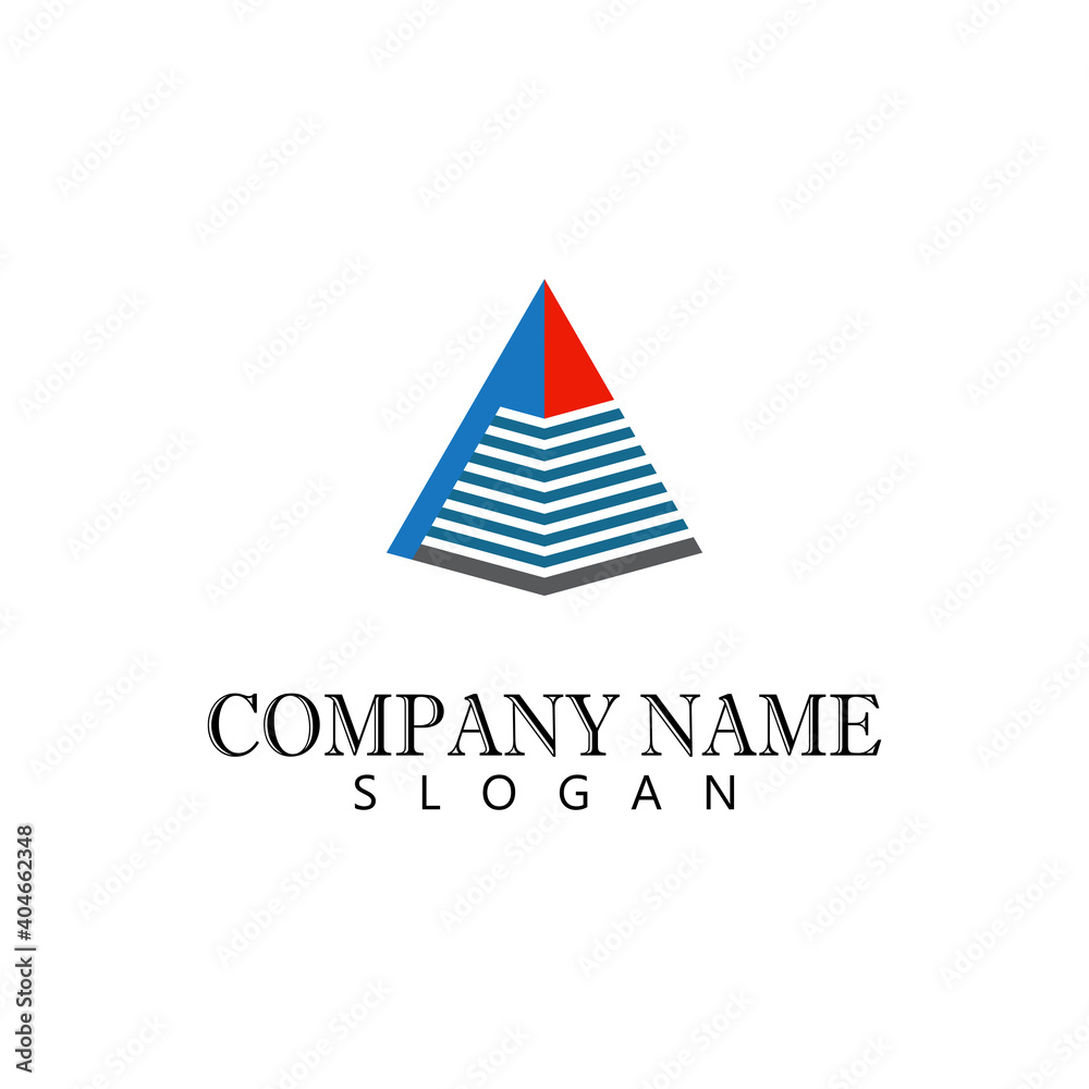 Triangle Logo Template vector icon illustration design Triangle Logo Template vector icon illustration design