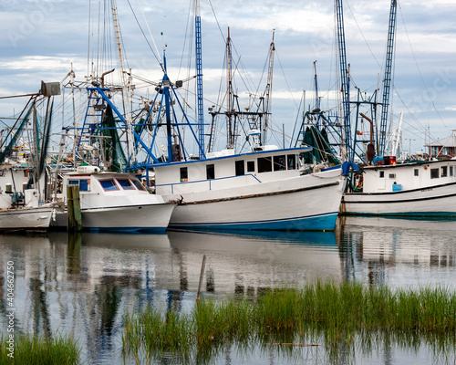Shrimp Boats at the Bay of St. Louis, Mississippi 